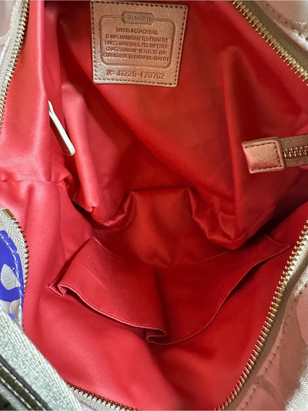 Coach Poppy Daisy Appliqué Signature Tote - Picture 5 of 16